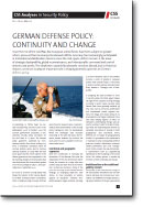 No. 14: German Defense Policy