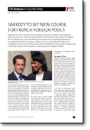 No. 17: Sarkozy to set New Course for French Foreign Policy