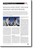 No. 5: Biological Risks: Protection from Pandemics and Bioterrorism