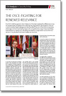 No. 110: The OSCE: Fighting for Renewed Relevance
