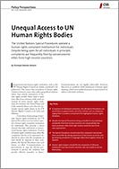 Unequal Access to UN Human Rights Bodies 