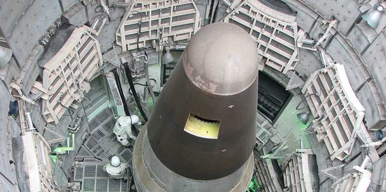 Enlarged view: US Titan 2 Missile in Silo