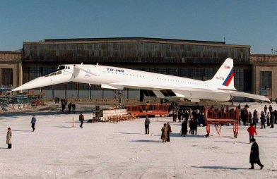 The maiden flight of the Soviet “Concordski”