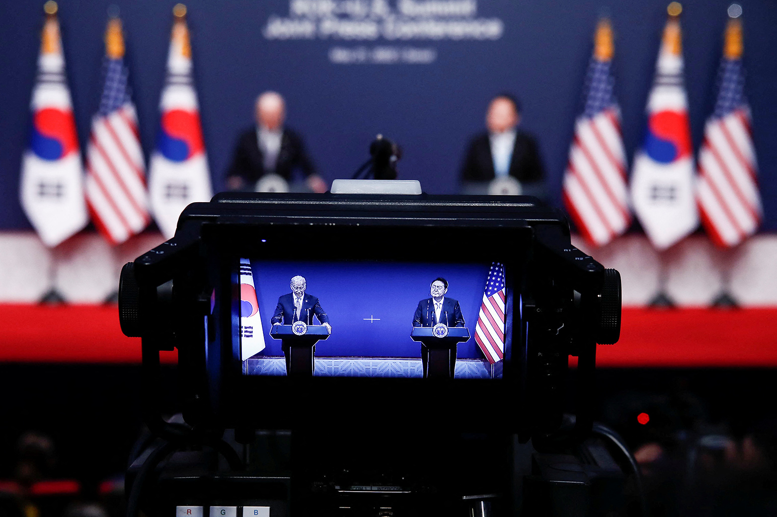 US President Joe Biden and South Korean President Yoon Suk-yeol